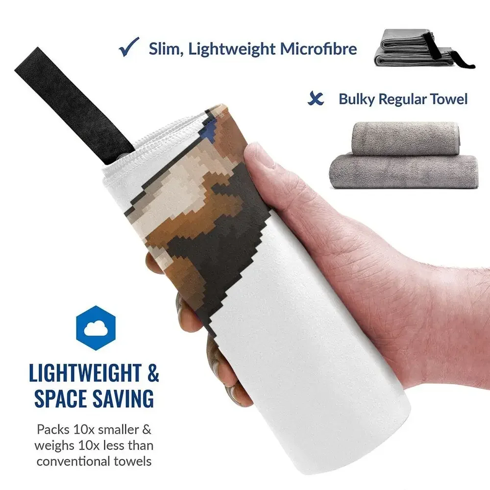 Happy Couch Dog Cute Beagle Beach Towel Soft Microfiber Quick Dry Absorbent Quick Towels For Bath