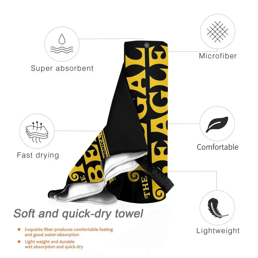 Happy Couch Dog Cute Beagle Beach Towel Soft Microfiber Quick Dry Absorbent Quick Towels For Bath