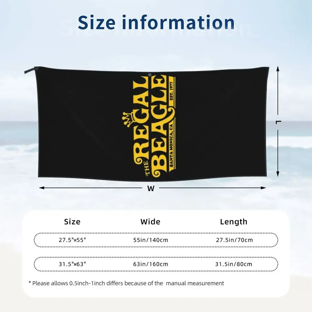 Happy Couch Dog Cute Beagle Beach Towel Soft Microfiber Quick Dry Absorbent Quick Towels For Bath