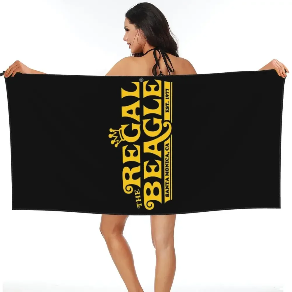 Happy Couch Dog Cute Beagle Beach Towel Soft Microfiber Quick Dry Absorbent Quick Towels For Bath