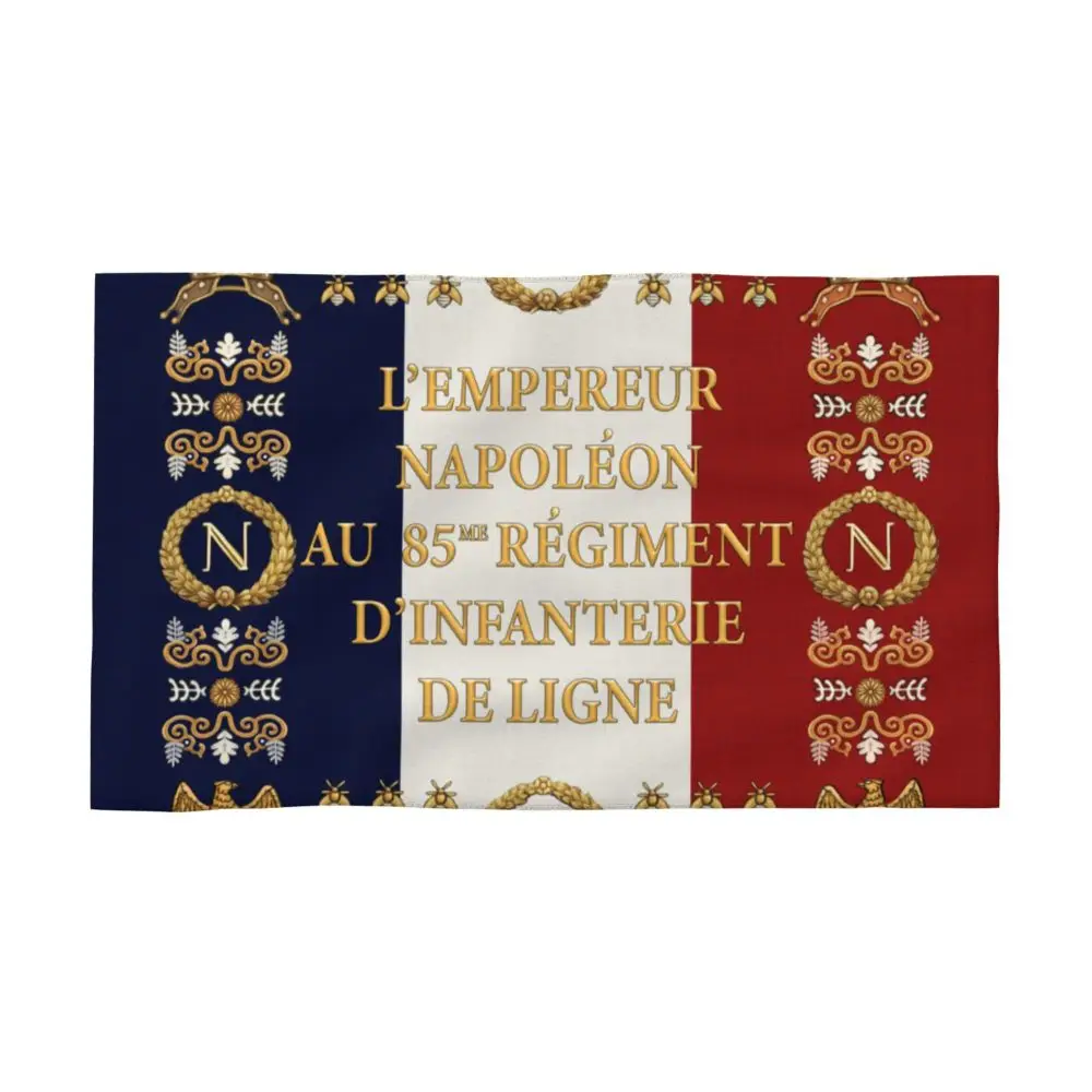 Custom Quick Dry Cotton Face Towel Absorbent Fleur-De-Lys Lily Flower Beach Towels