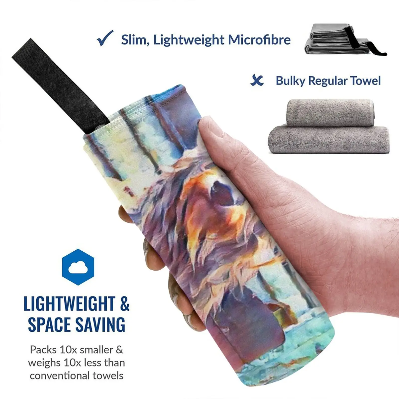 Proud Scottish Deerhound Bath Towel Beach Cushion Hound Hound Picture Deerhound Wolfhound Shaggy Dog Deerhound