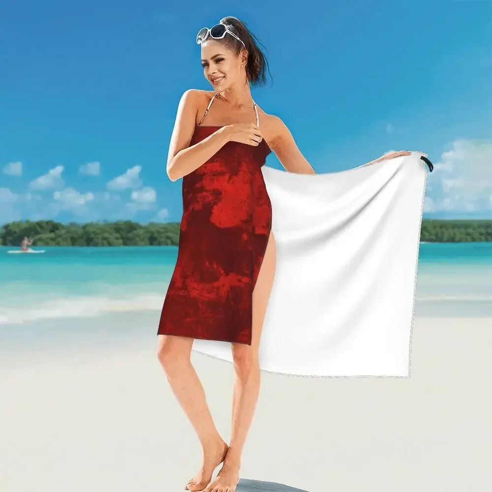 Swiss Switzerland Flag Beach Towel Soft Microfiber Quick Dry Absorbent Quick Towels For Pool