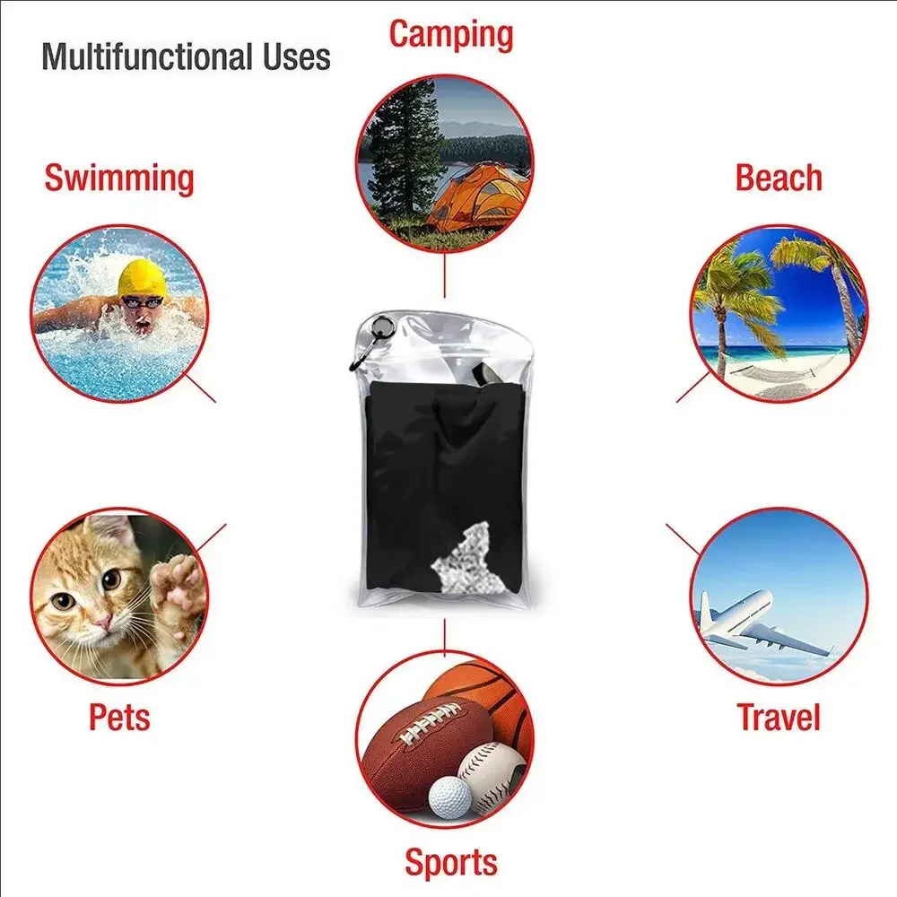 Swiss Switzerland Flag Beach Towel Soft Microfiber Quick Dry Absorbent Quick Towels For Pool