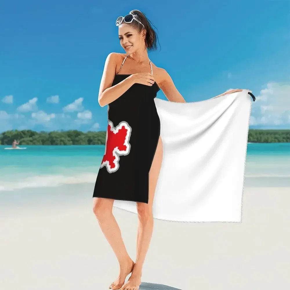 Swiss Switzerland Flag Beach Towel Soft Microfiber Quick Dry Absorbent Quick Towels For Pool