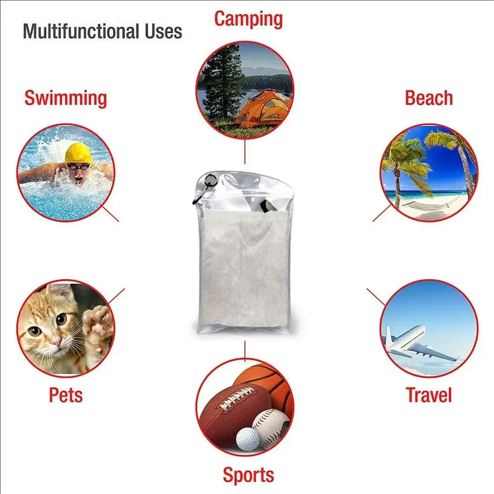 Swiss Switzerland Flag Beach Towel Soft Microfiber Quick Dry Absorbent Quick Towels For Pool