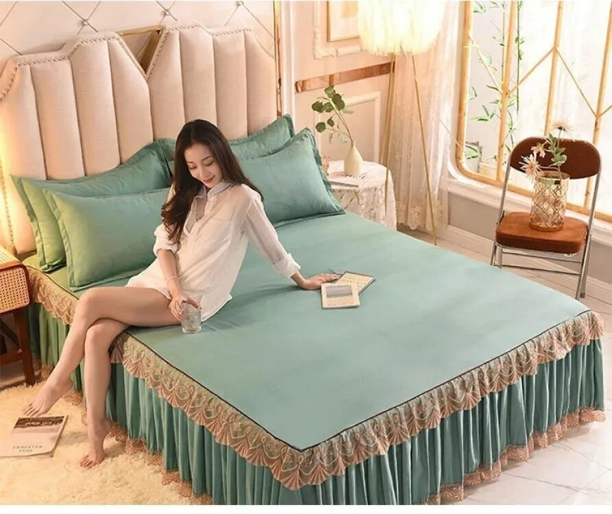 SL-XM three-piece lace bed
