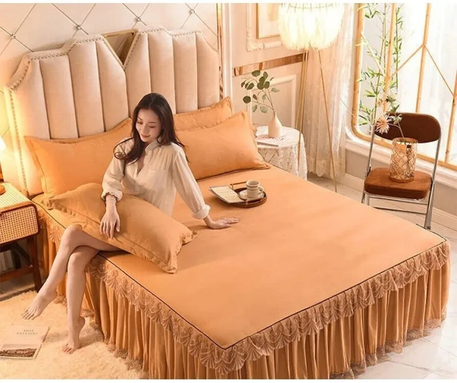 SL-XM three-piece lace bed