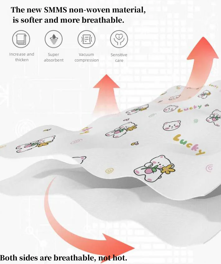 Thickened Disposable Bed Sheets Set, Duvet Covers, Pillowcases, Skin Friendly Material, Cartoon Print, Hotel Travel