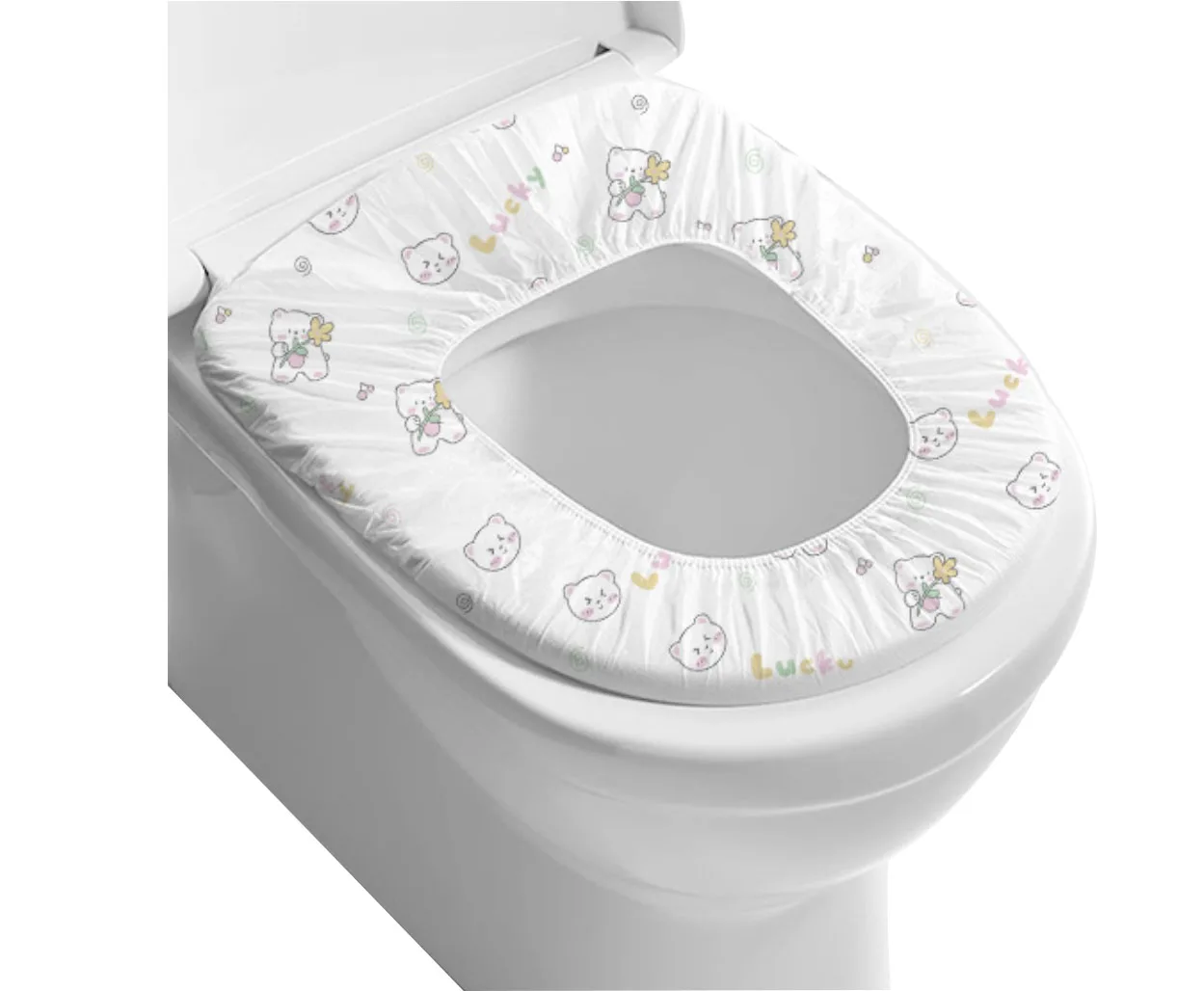 Thickened Disposable Bed Sheets Set, Duvet Covers, Pillowcases, Skin Friendly Material, Cartoon Print, Hotel Travel