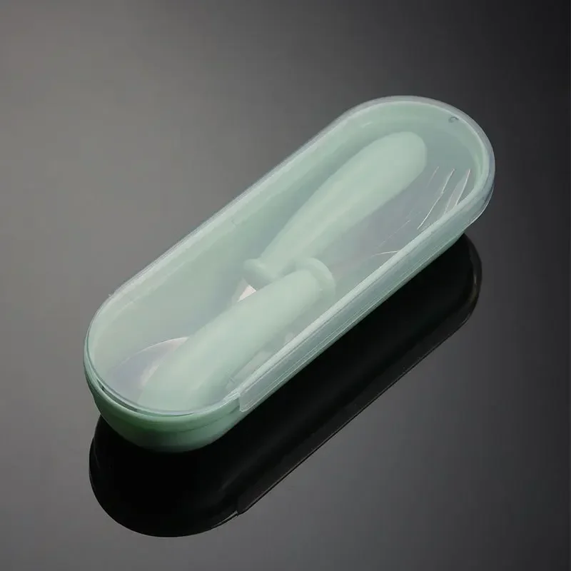 Child Feeding Tableware Set Children Utensil Stainless Steel Toddler Dinnerware Cutlery Cartoon Infant Food Feeding Spoon Fork