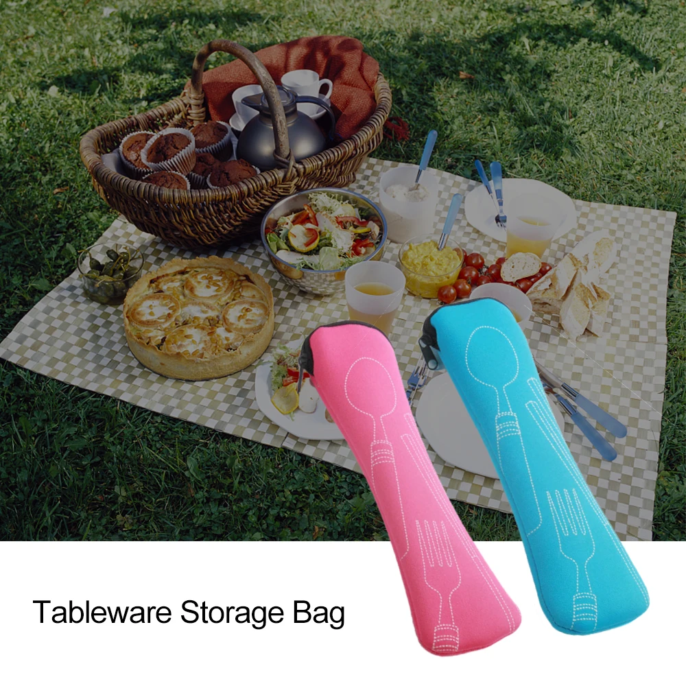 1Pcs Portable Travel Cutlery Bag Flip Cover Type Cutlery Case Kitchen Students Picnic Fork Spoon Case Household Dinnerware Bag 1Pcs Portable Travel Cutlery Bag Flip Cover Type Cutlery Case Kitchen Students Picnic Fork Spoon Case Household Dinnerware Bag