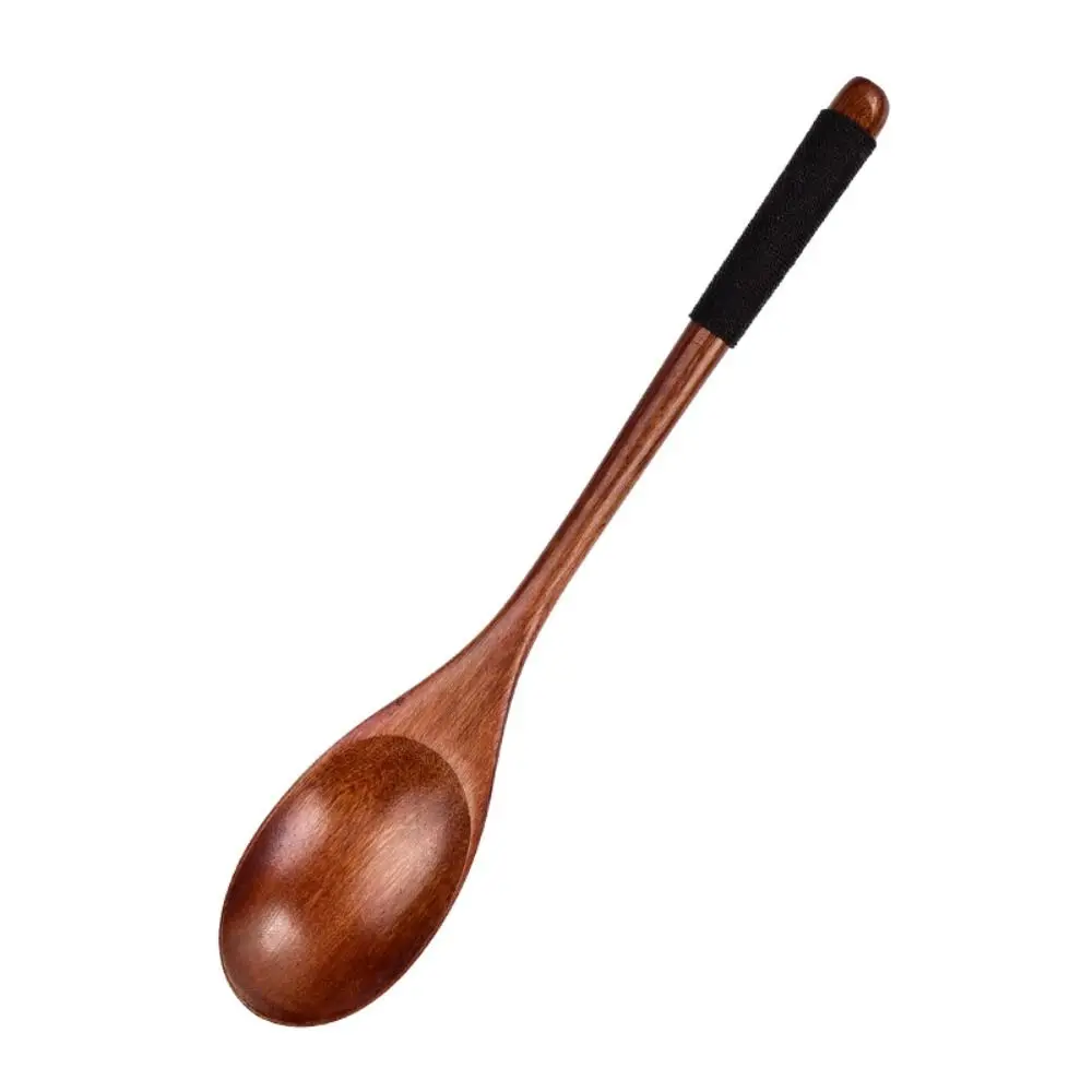 New Wooden Spoon Wooden Fork Utensil Cereal Fork Kitchen Accessories Kitchen Spoon Fork Dinnerware Cutlery Rice Soups Spoon