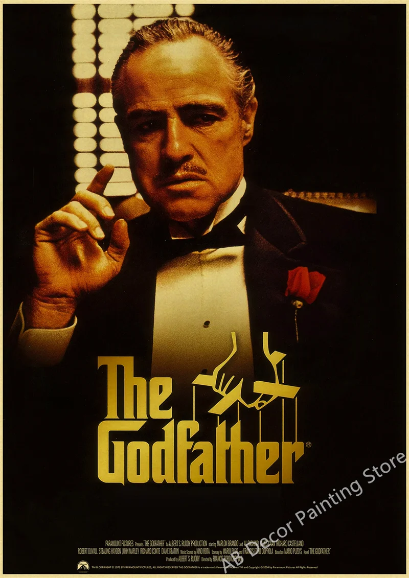 Classic Movie Collection Retro Posters Pulp Fiction/Django Unchained Prints Tarantino Vintage Home Room Art Wall Decor Painting