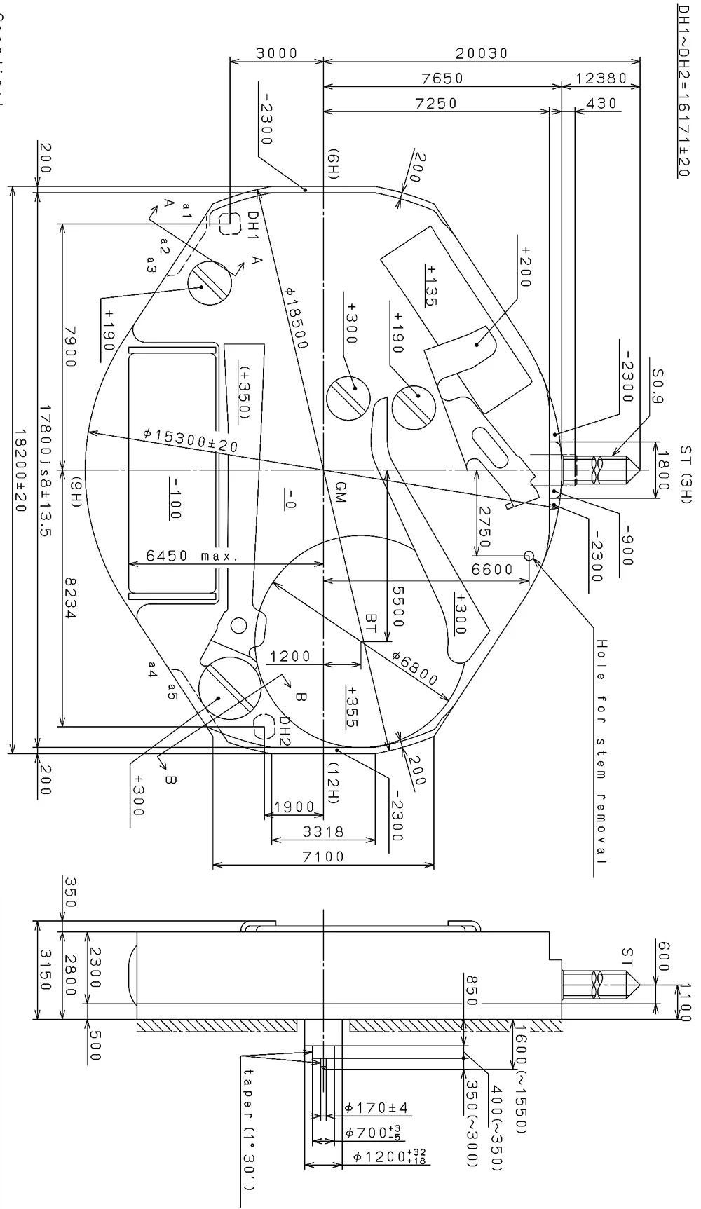 2035 Movement Miyota Super 2035 Movement Gilt 3 Hands Size:6 3/4×8'''Heigh:3.15mm-YOUR ENGINE- Metal Movement Made In Japan.