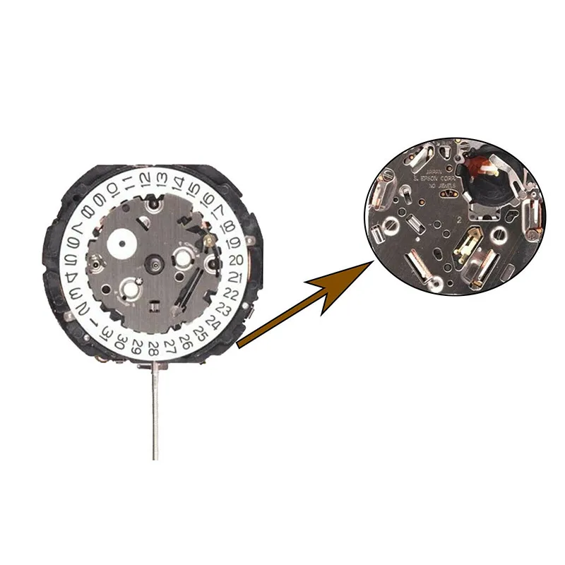 YM62A Replaces 7T62A Quartz Movement Date At 3 Watch Repair Parts Replacement Parts