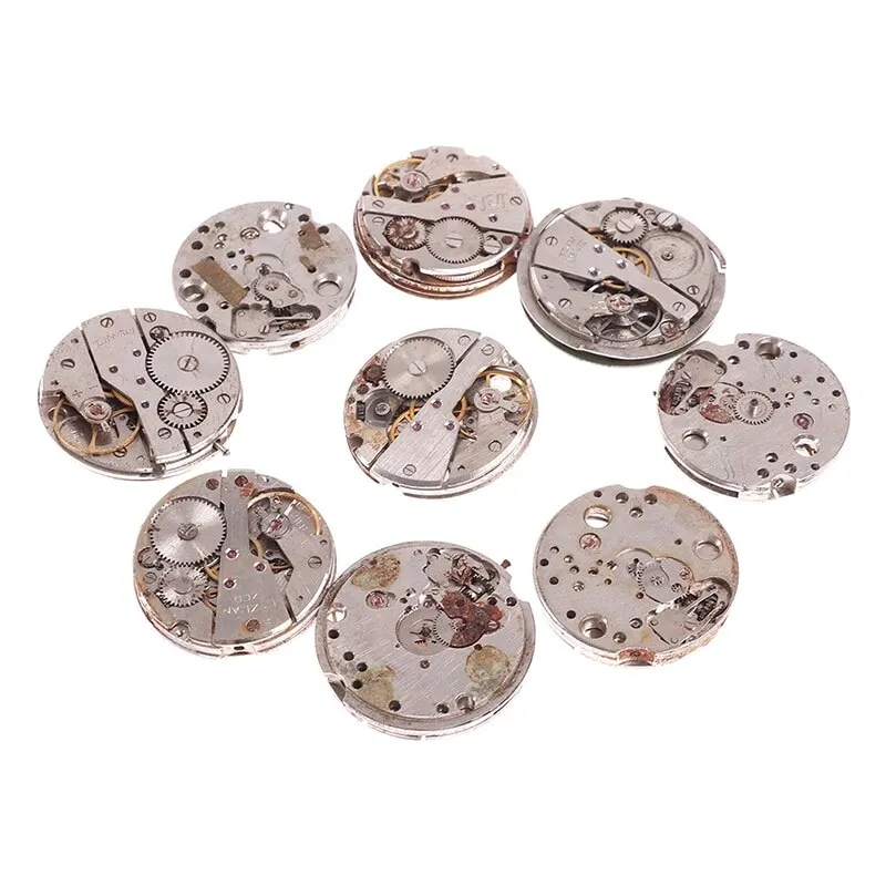 Steampunk Old Watch Movement Parts Gears Cogs Wheels Assorted Art DIY【Random】