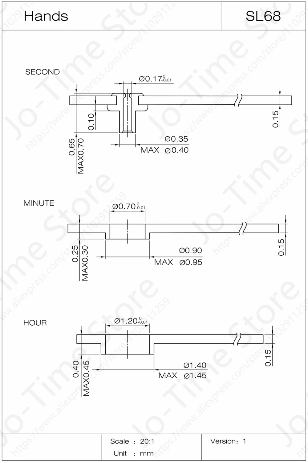 Sunon Sl68 Quartz Watch Movement Cheap Alternative To 2035 Movement Accessories Repairing Replacement Partswatch Movement