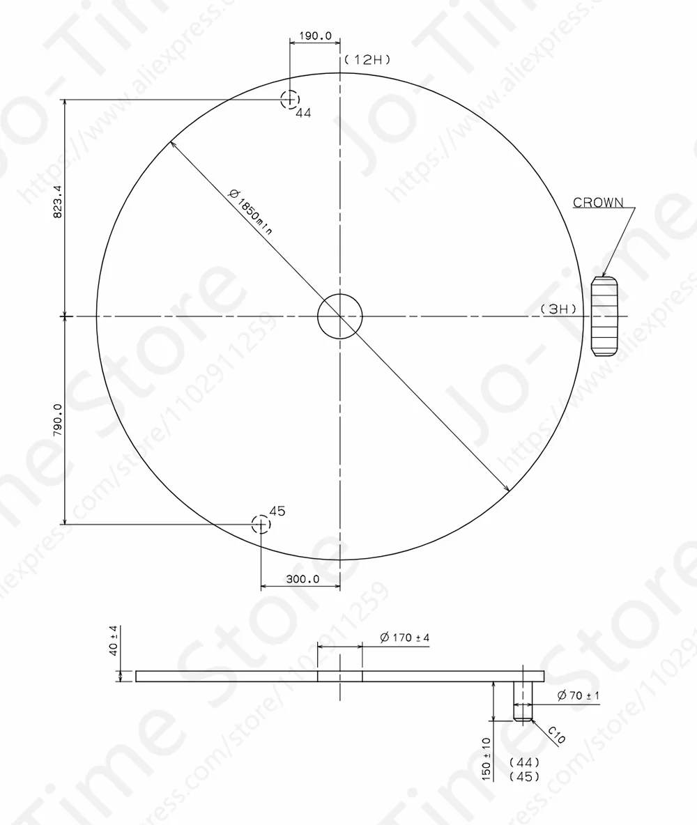 TMI PC21 Japanese Quartz Movement Watch Accessories 3-Hands Electronic Replacement for Miyota PC21s High-Quality Watch Repair