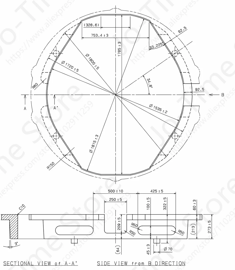 TMI PC21 Japanese Quartz Movement Watch Accessories 3-Hands Electronic Replacement for Miyota PC21s High-Quality Watch Repair