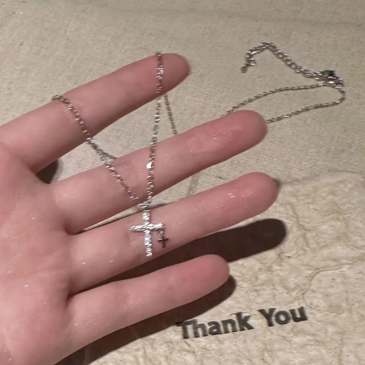 Fashion Simple Stainless Steel Cross Necklaces for Women Luxury Design Metal Zircon Clavicle Chain Choker Jewelry Birthday Gift