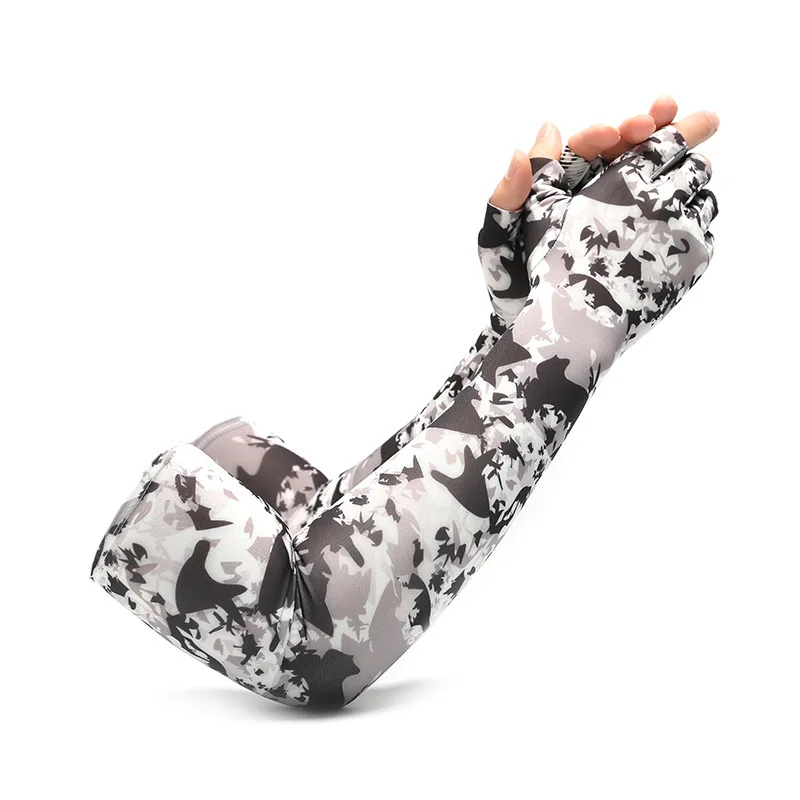 Cool Men Women Arm Sleeve Gloves Running Cycling Sleeves Fishing Bike Sport Protective Arm Warmers UV Protection Cover