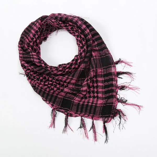 Summer Breathable Man Women Tactical Arab Scarf Fashion Outdoor Lightweight Hijab Scarf Spring Army Plaid Head Scarf Keep Warm