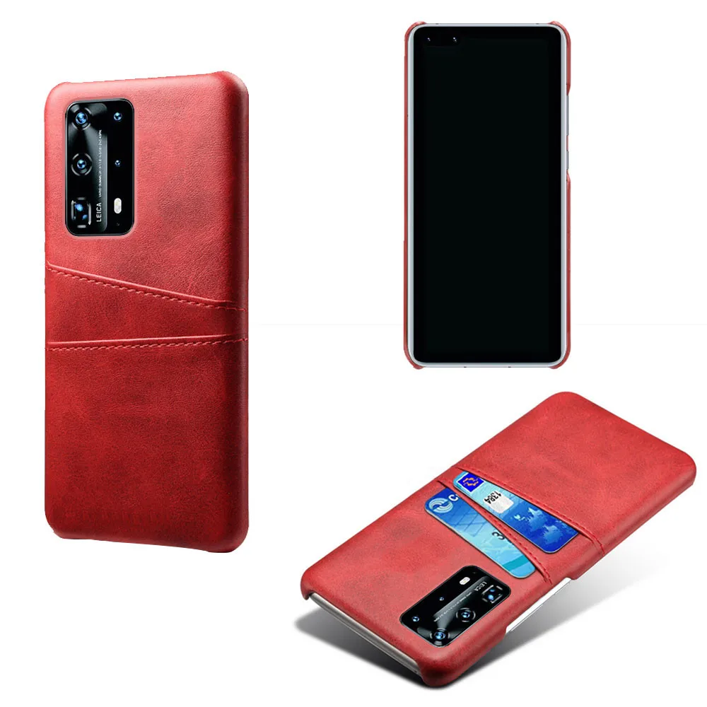 For Huawei P40 Pro Lite Card Slot Holder PU Leather Case For Huawei P40 P40pro P40lite P30 P20 Mate 30 pro 20 lite Cover Capa