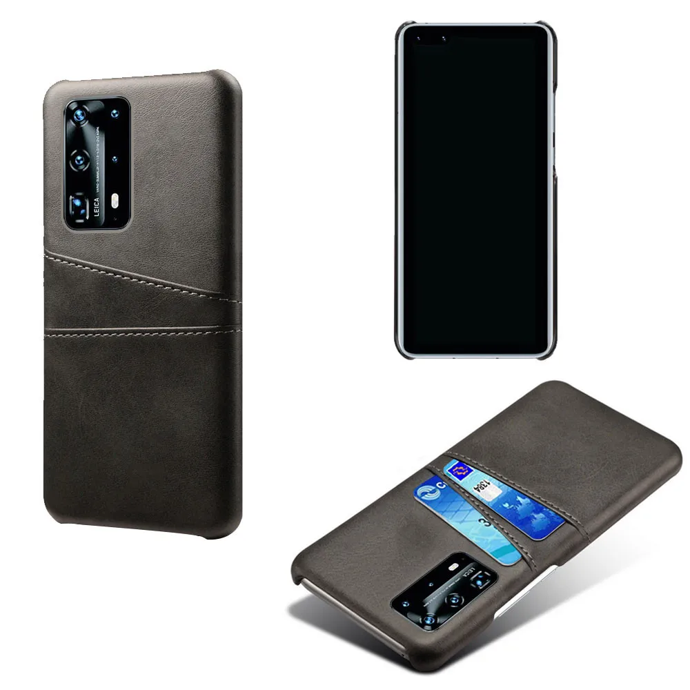 For Huawei P40 Pro Lite Card Slot Holder PU Leather Case For Huawei P40 P40pro P40lite P30 P20 Mate 30 pro 20 lite Cover Capa