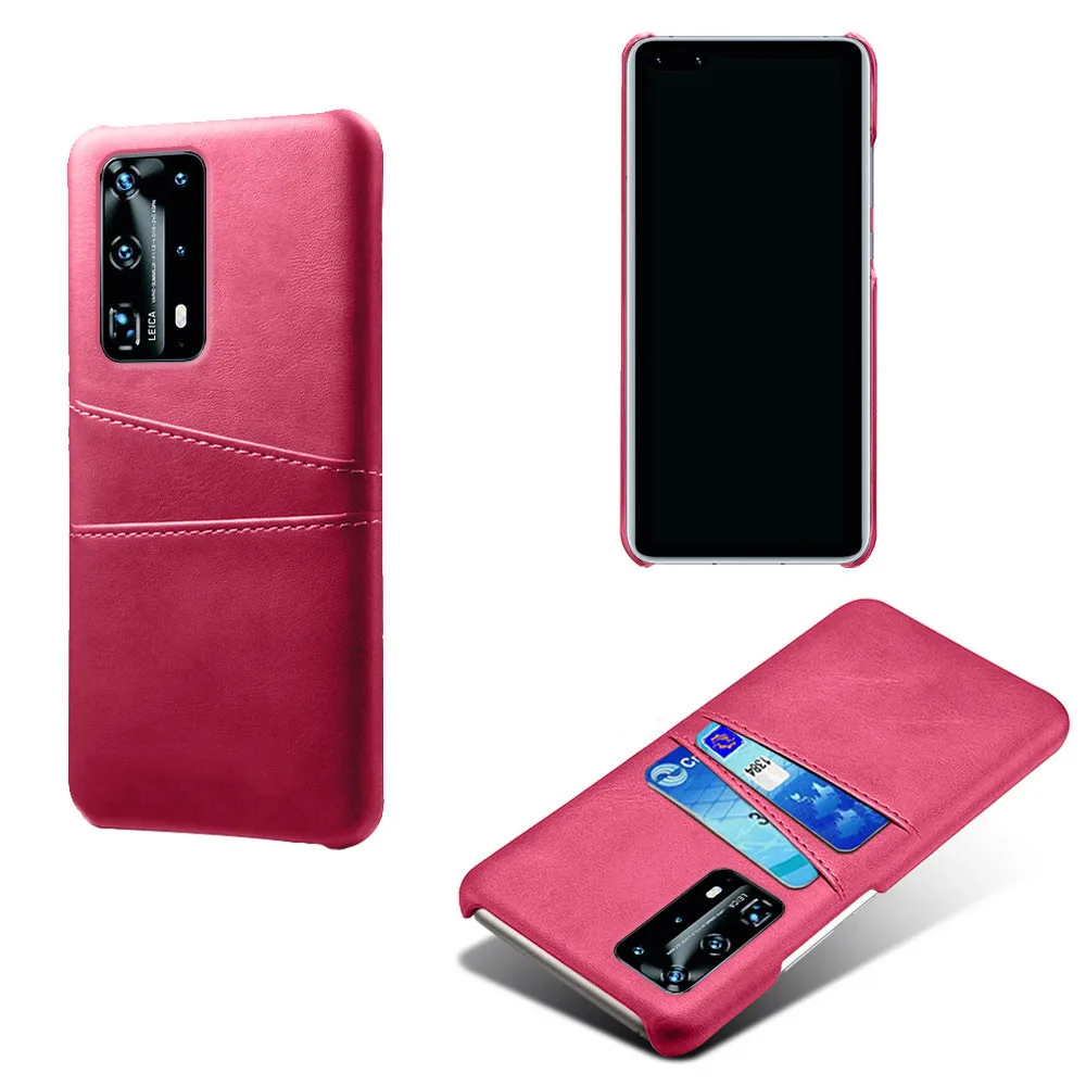 For Huawei P40 Pro Lite Card Slot Holder PU Leather Case For Huawei P40 P40pro P40lite P30 P20 Mate 30 pro 20 lite Cover Capa
