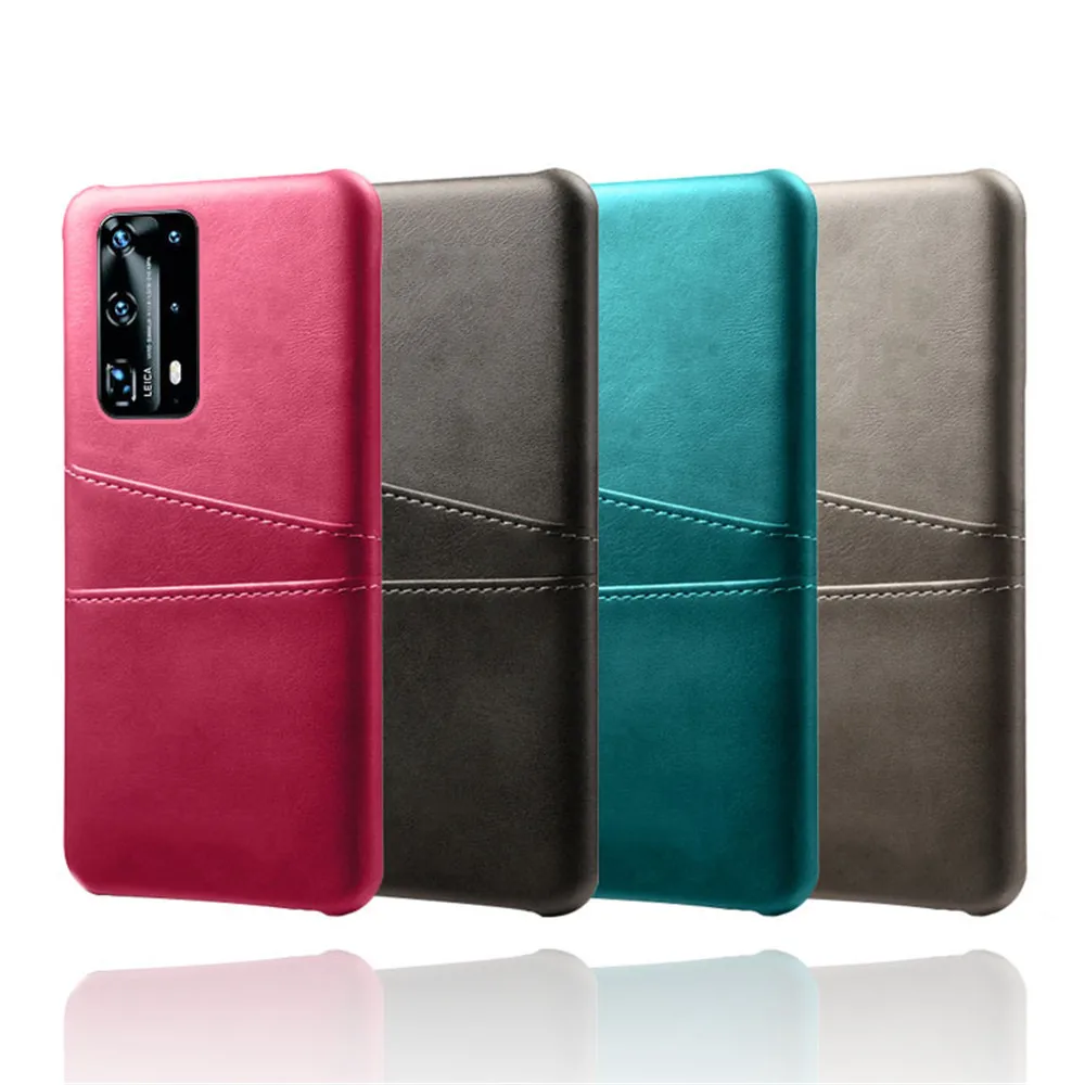 For Huawei P40 Pro Lite Card Slot Holder PU Leather Case For Huawei P40 P40pro P40lite P30 P20 Mate 30 pro 20 lite Cover Capa