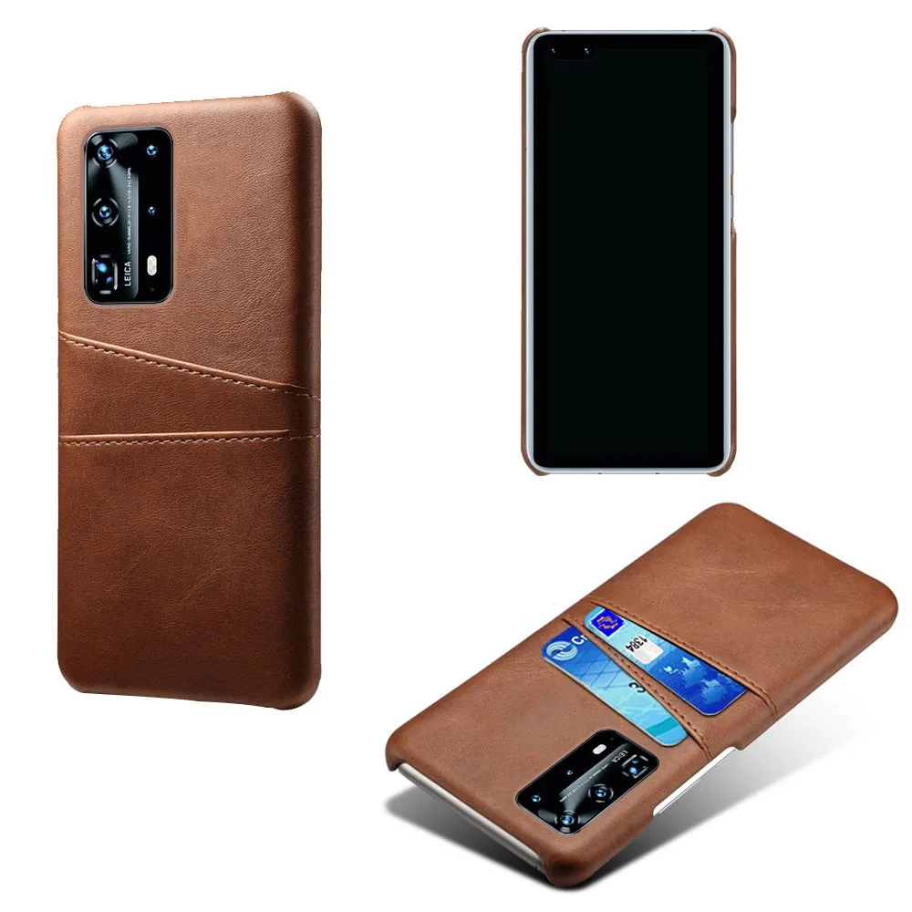 For Huawei P40 Pro Lite Card Slot Holder PU Leather Case For Huawei P40 P40pro P40lite P30 P20 Mate 30 pro 20 lite Cover Capa