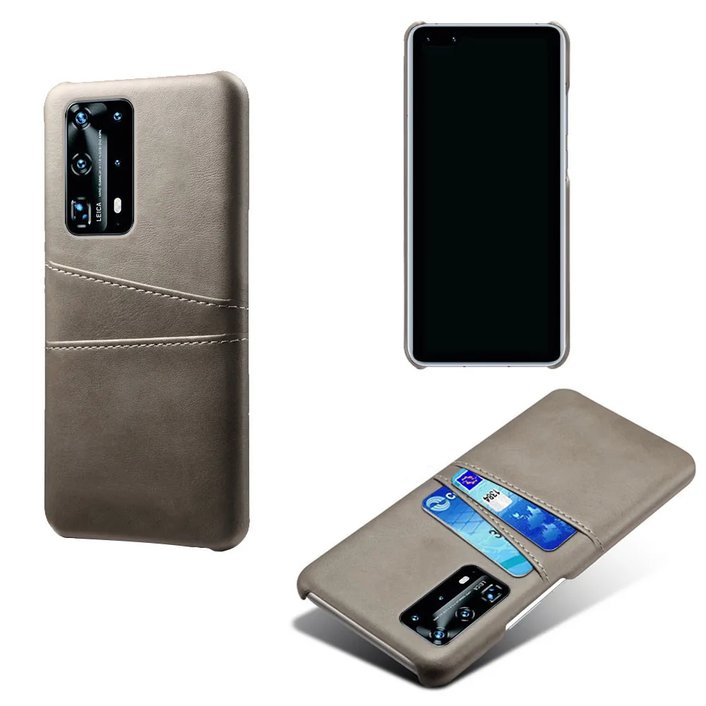 For Huawei P40 Pro Lite Card Slot Holder PU Leather Case For Huawei P40 P40pro P40lite P30 P20 Mate 30 pro 20 lite Cover Capa