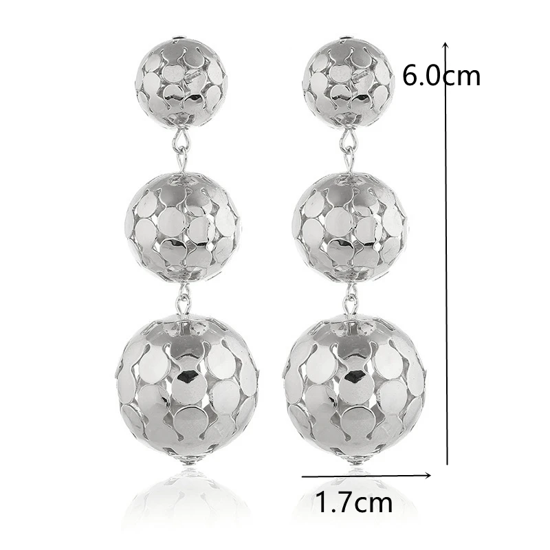 Trend Big Plantain Leaf Metal Drop Earrings for Women Gold Color Exaggerated Geometric Long Ear Jewelry Wholesale Girl Gift