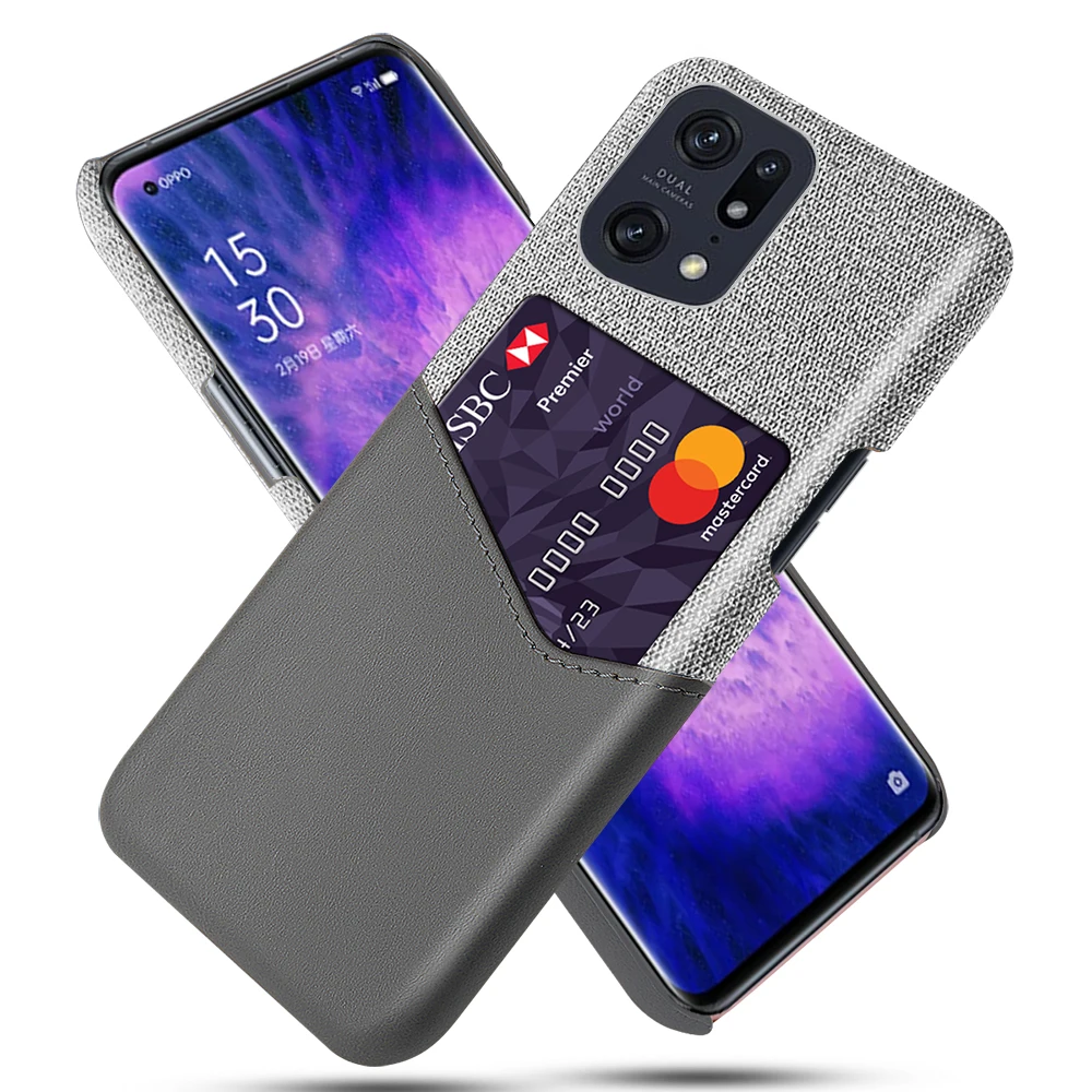 Business Case For OPPO Find X5 Pro Realme GT2 9 Pro Plus 9i V25 C35 Funda Card Slots Cover For OPPO A36 Reno7 Z SE 5G Capa Coque