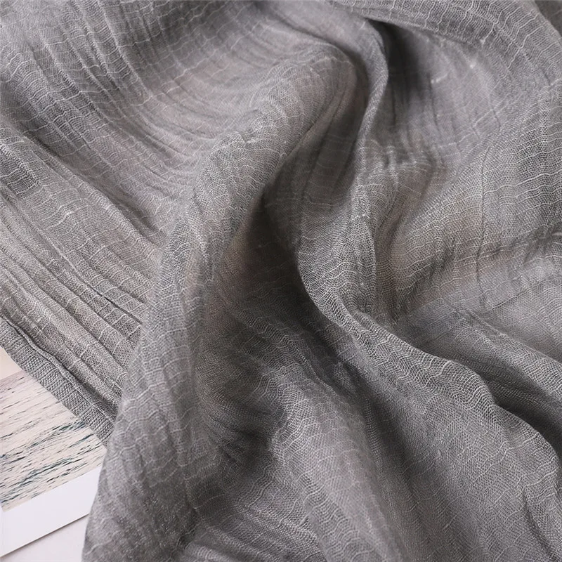 2024 NEW Autumn New Cotton Pashmina Shawl Lady Wrap Warm Winter Scarves Solid Design Print Female Foulard Beach Stoles Scarf