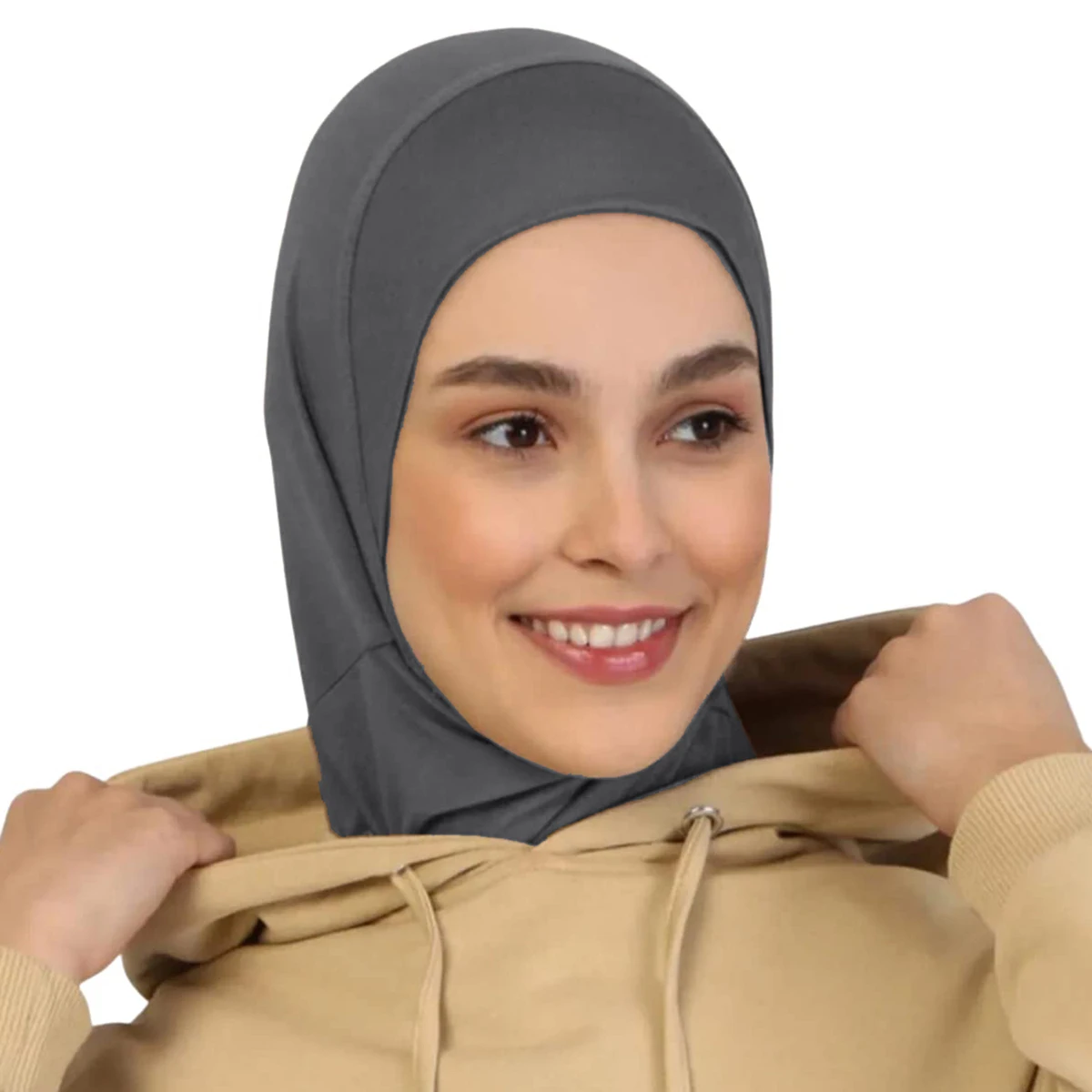 New Ready To Go wear Instant Hijab for Women Solid Color Hemp Headscarf Neck Cover Sports Hijabs Pinless Islam Shawls and Wraps