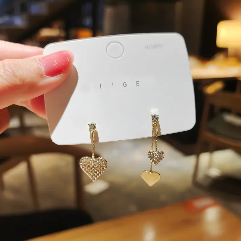 2024 New Fashion Trend Unique Design Elegant and Exquisite Zircon Leaf Earrings For Women Jewelry Wedding Party Premium Gifts