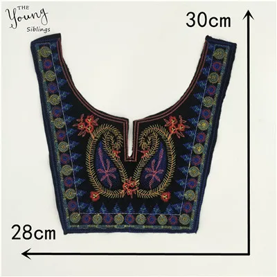 High Quality Lace Collar DIY Embroidery Ethnic Style Lace Neckline Decorative Clothes Neckline Accessories Decals