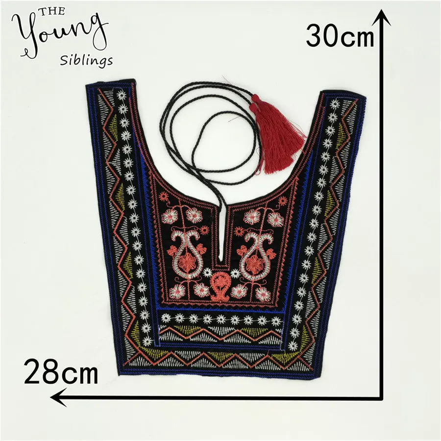 High Quality Lace Collar DIY Embroidery Ethnic Style Lace Neckline Decorative Clothes Neckline Accessories Decals