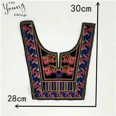 High Quality Lace Collar DIY Embroidery Ethnic Style Lace Neckline Decorative Clothes Neckline Accessories Decals