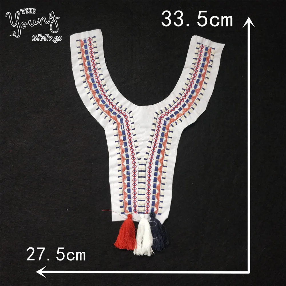High Quality Lace Collar DIY Embroidery Ethnic Style Lace Neckline Decorative Clothes Neckline Accessories Decals