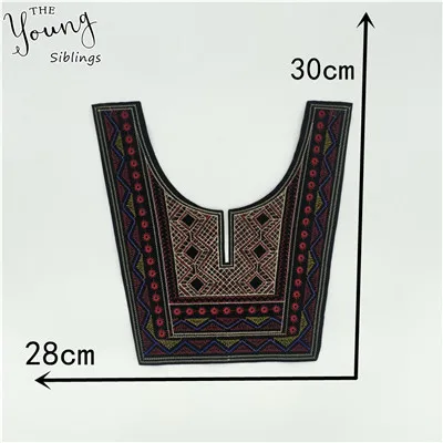 High Quality Lace Collar DIY Embroidery Ethnic Style Lace Neckline Decorative Clothes Neckline Accessories Decals