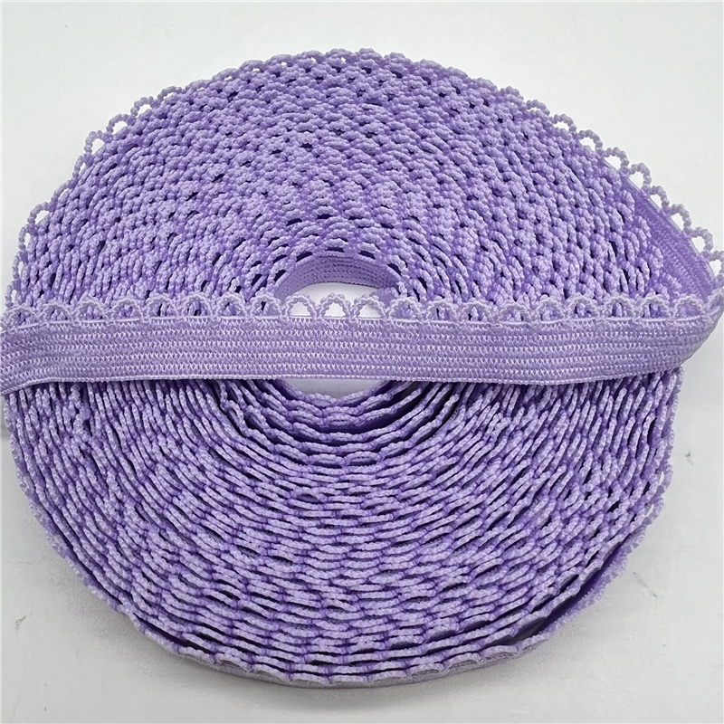 5yards 10mm Elastic Lace Ribbon Fold Over Spandex Elastic Band For Sewing Lace Trim DIY Headband Underwear Lingerie Accessory