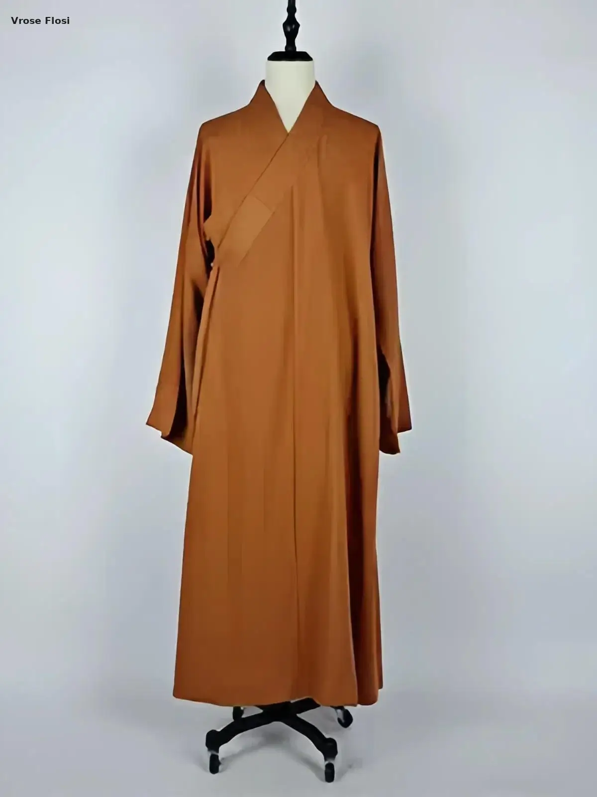 2024 New Traditional Chinese Clothing Long Robes For Buddhism Monk Buddhist Clothing For Adults Men Haiqing Meditation Gown