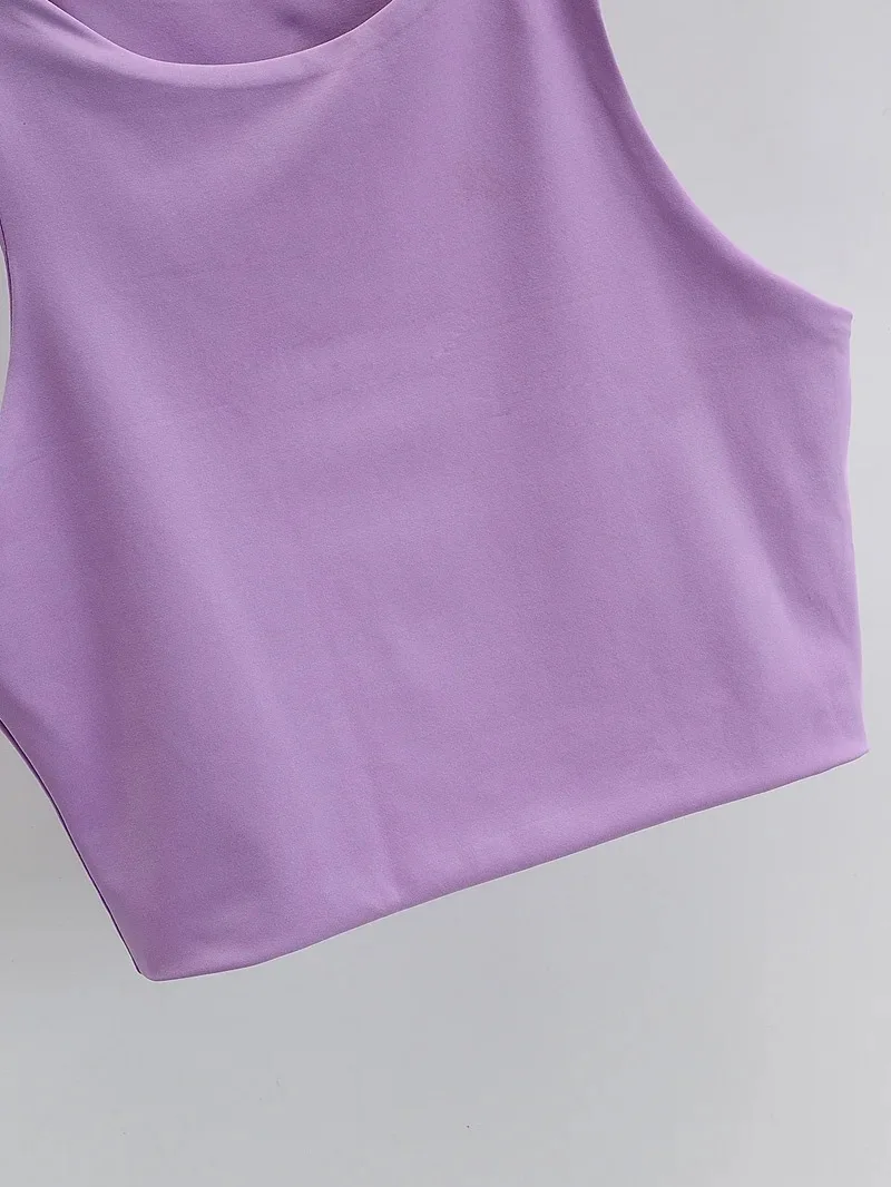 2025 Summer Fashion Women Sexy Slim Tops O-neck Sleeveless Double Nylon Ladies Good Quality Tank Tops 6 Colors