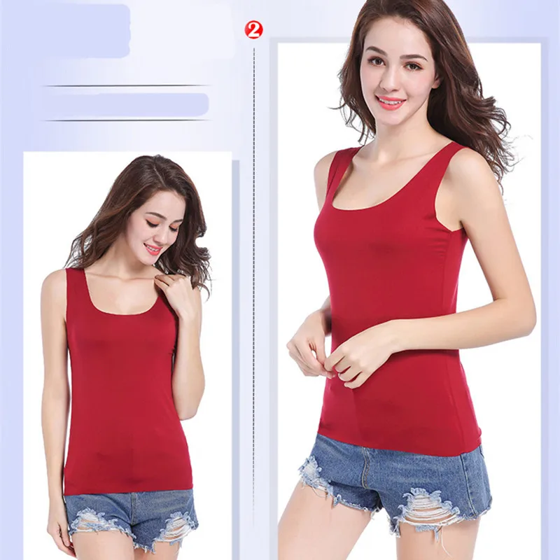 Sleeveless Soft Tank Top Women Summer Seamless Cutting Tanks Round Neck Sexy Slim Tops White Pink Lady Casual Tees Base Tees TOP