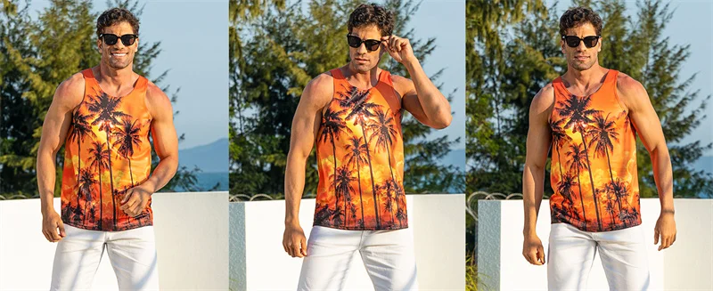 USA Eagle National Flag Graphic Tank Top Gym Clothing Men 3D Print Basketball Vest Summer Undershirt Harajuku Fashion Streetwear