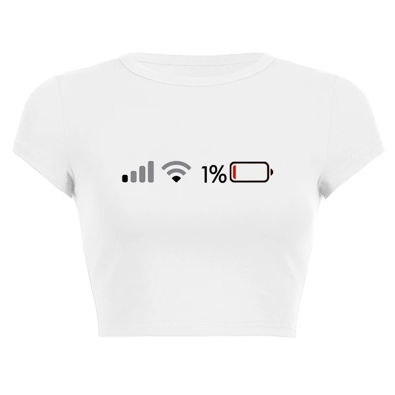 2025 Harajuku Y2K Women's Tank Top Casual Female White Crop Tops Short Sleeve Loose Solid Color Tees Vest Summer Streetwear