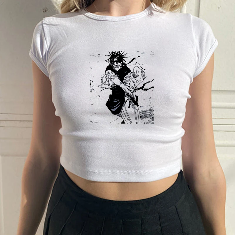 2025 Harajuku Y2K Women's Tank Top Casual Female White Crop Tops Short Sleeve Loose Solid Color Tees Vest Summer Streetwear